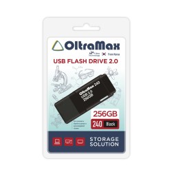 USB флэш-накопитель OltraMax 256GB 240 Black 2.0
