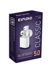 Наушники внутриканальные/Exployd/Bluetooth/белый/Classic/EX-HP-942